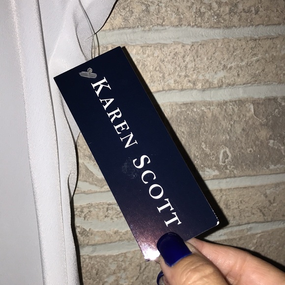 ✅Karen Scott Sleeveless Blouse - Picture 3 of 8